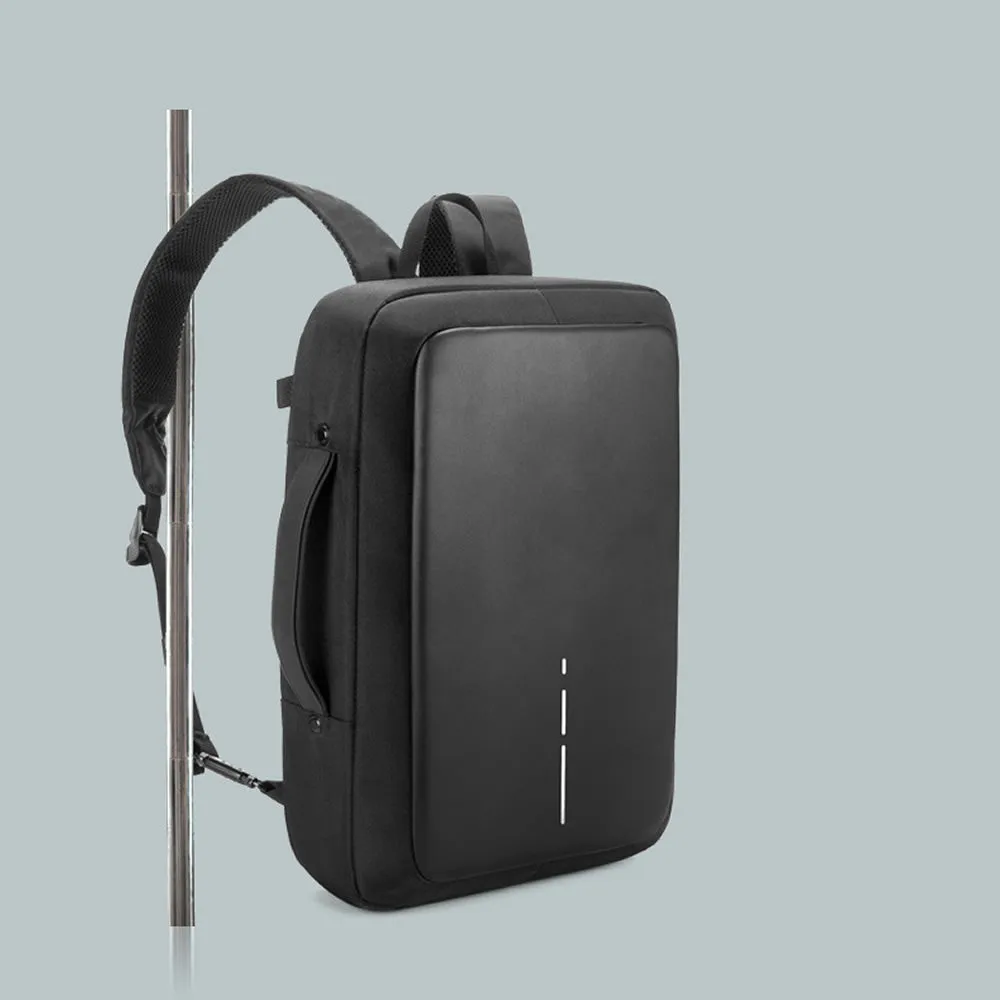 Office Waterproof Backpack/Briefcase With Password Lock,External USB For 15.6 inch Laptop