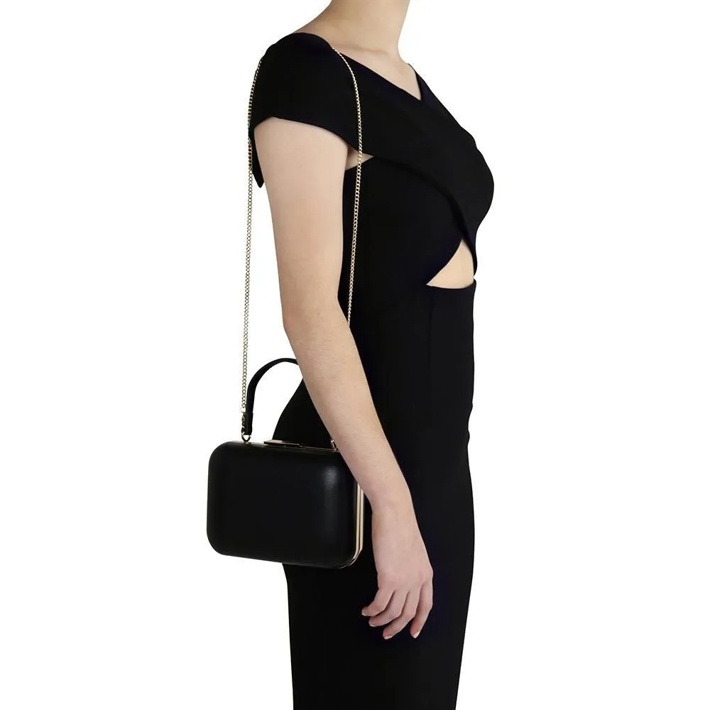 Olga Berg Ruby Top Handle - Black