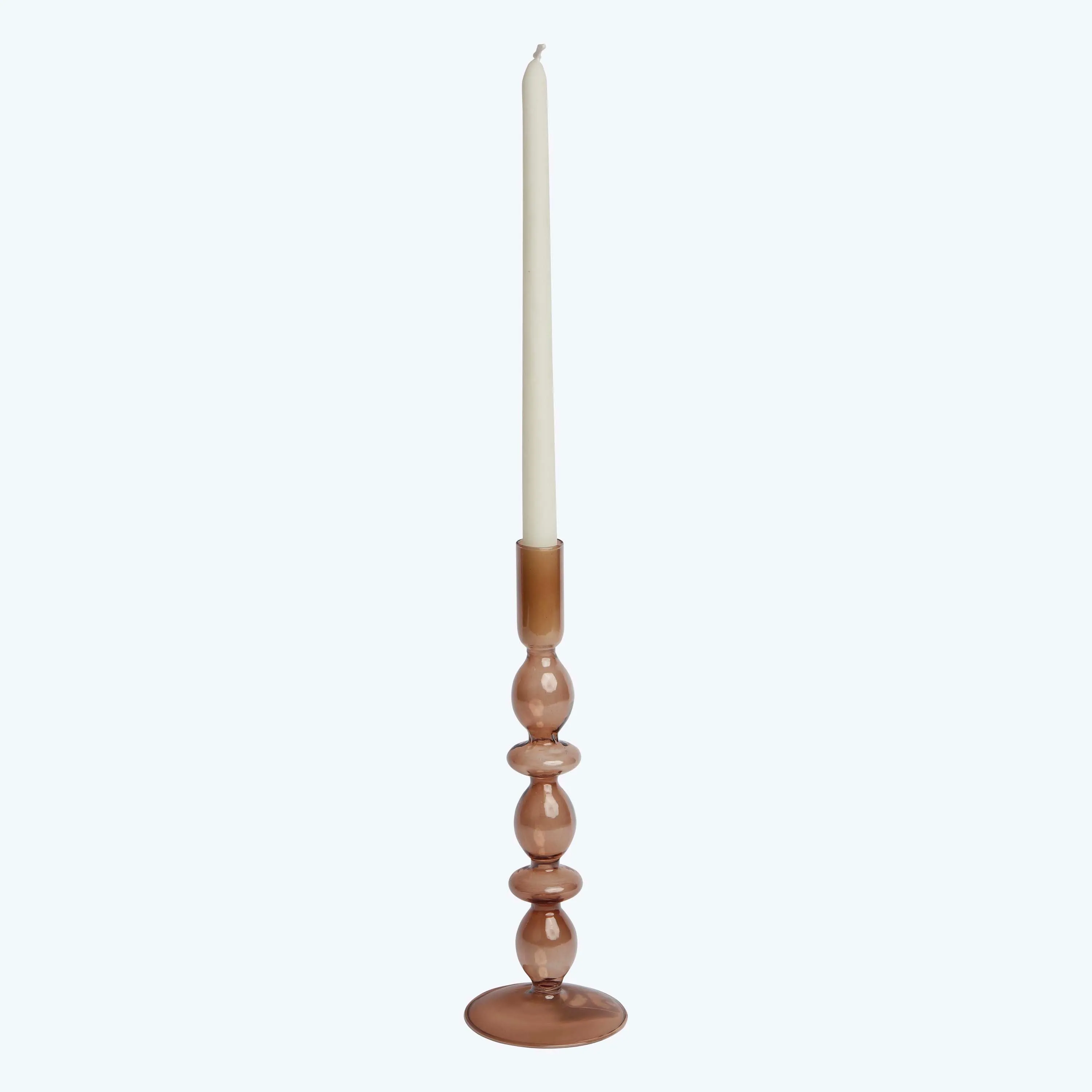 Ornamental Glass Candlestick