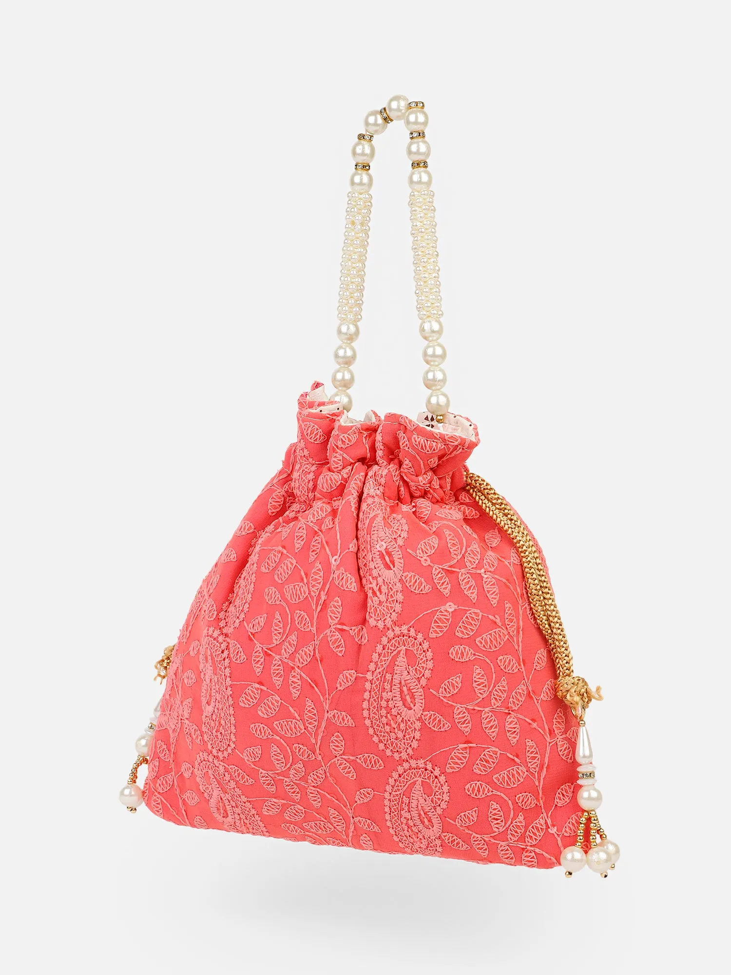 Peach Potli Bag Online