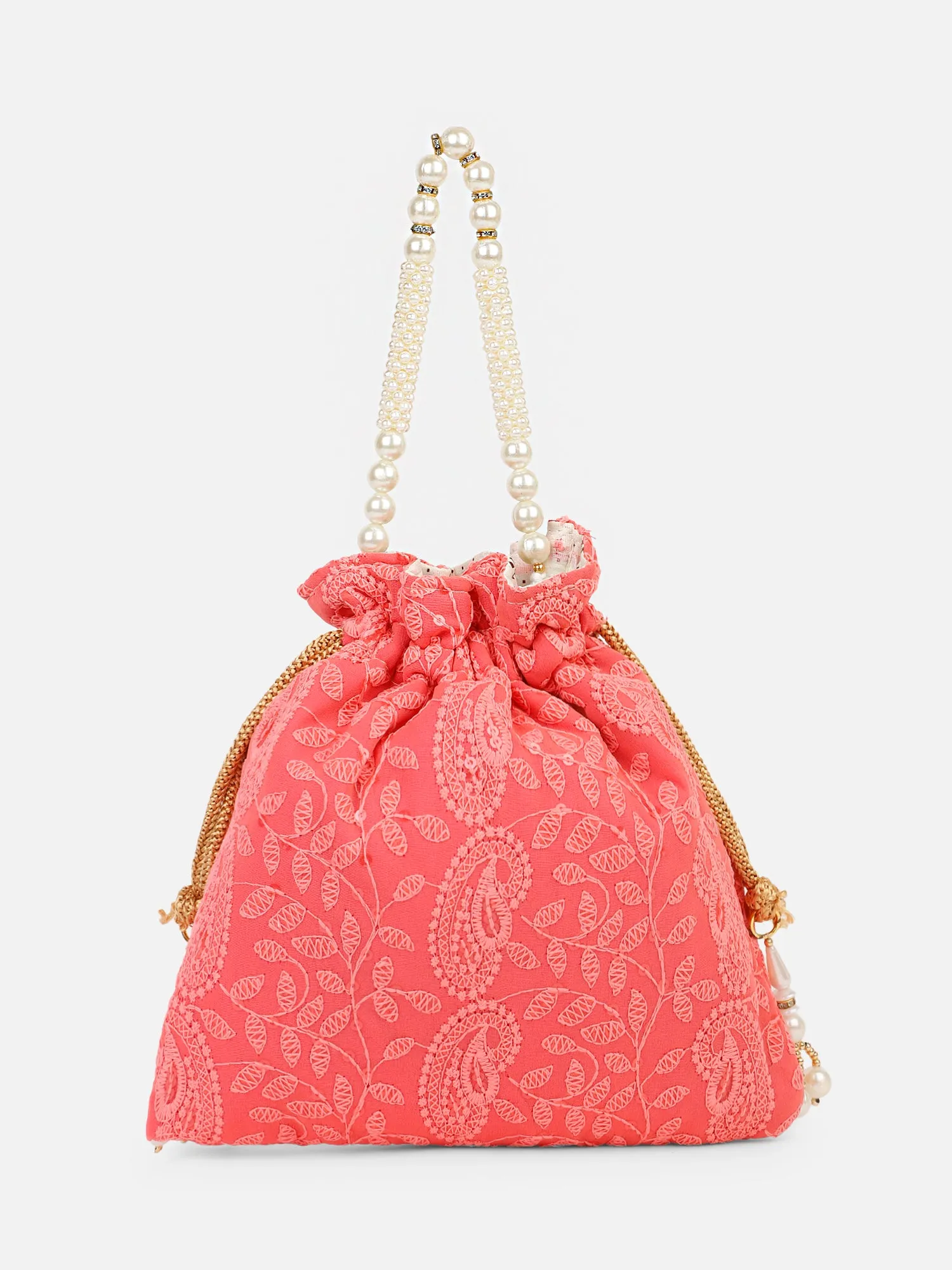 Peach Potli Bag Online