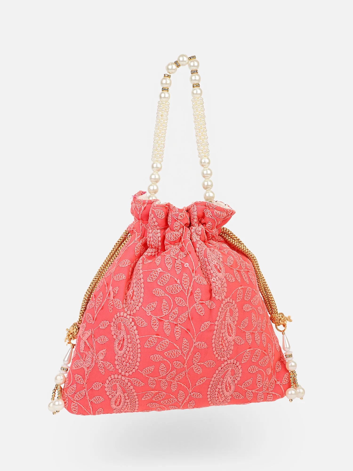 Peach Potli Bag Online