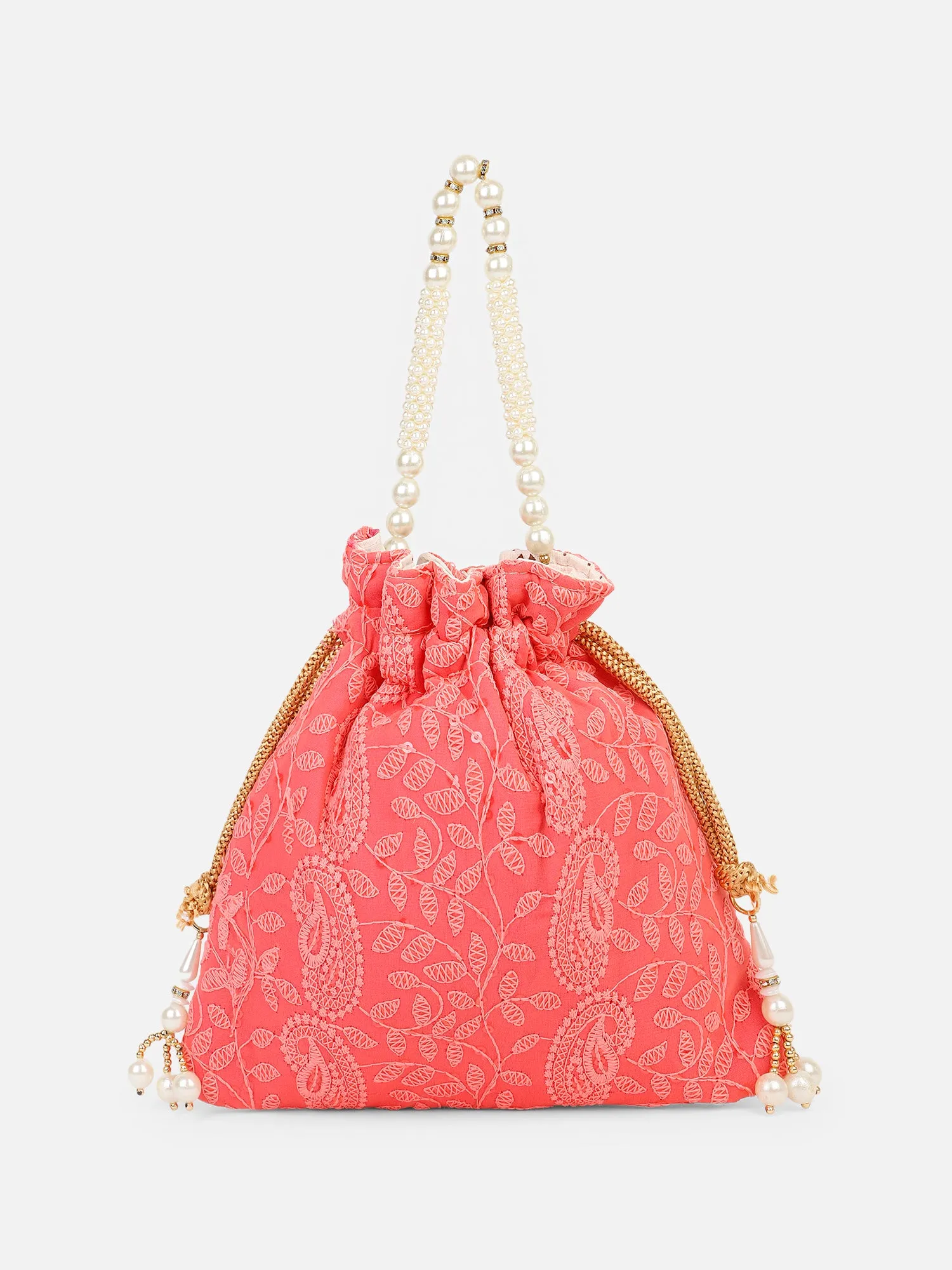 Peach Potli Bag Online