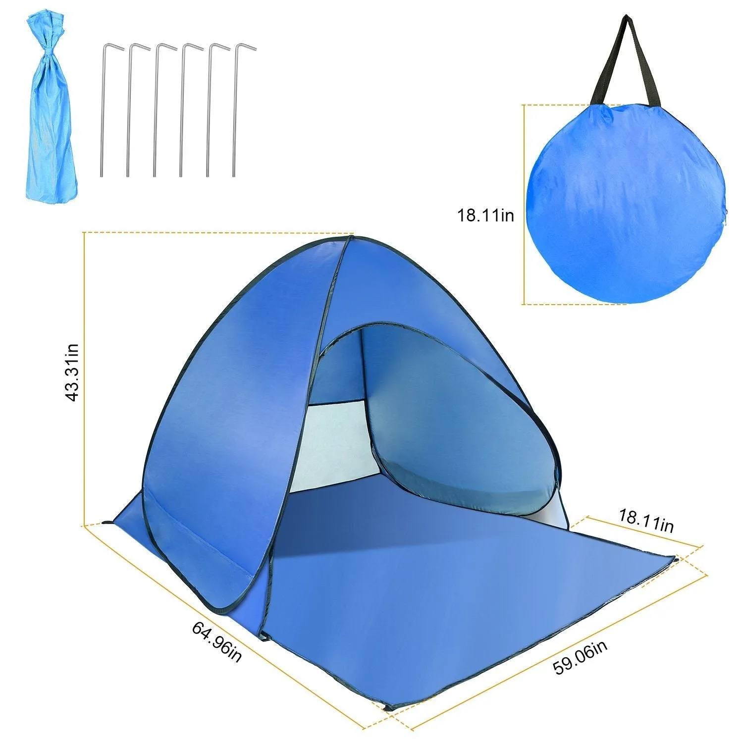 Pop Up Beach Tent Sun Shade Shelter