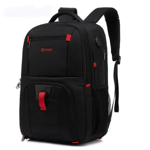 POSO Backpack 17.3inch Laptop Backpack Fashion Travel Business Backpack Nylon Waterproof Backpack Anti-theft Student Backpacks