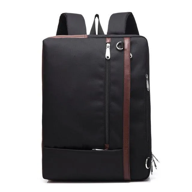 POSO Backpack 17.3inch Laptop Backpack Fashion Travel Business Backpack Nylon Waterproof Backpack Anti-theft Student Backpacks