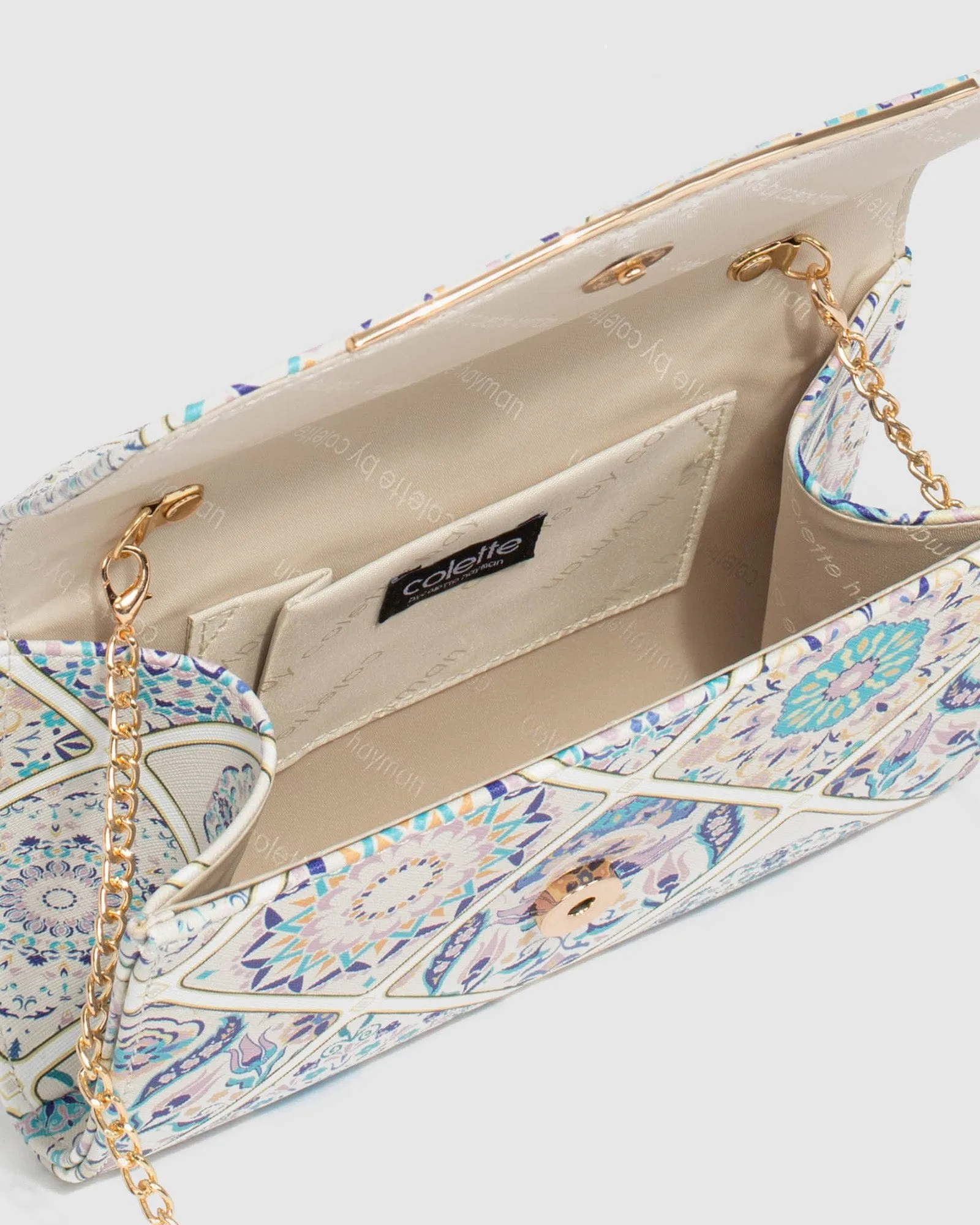 Print Adele Evening Clutch Bag