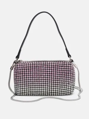 Rhinestone Evening Designer Structure Bag