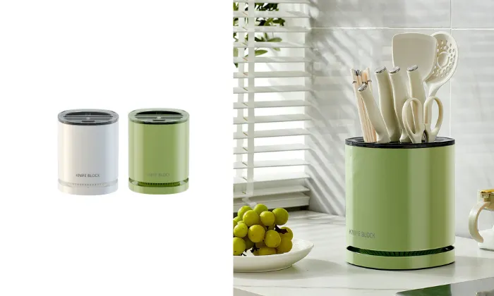 Rotating Multi-Functional Kitchen Knife & Chopsticks Holder