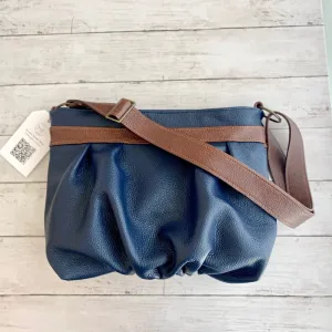 Ruche Mini in Navy Blue, Chestnut