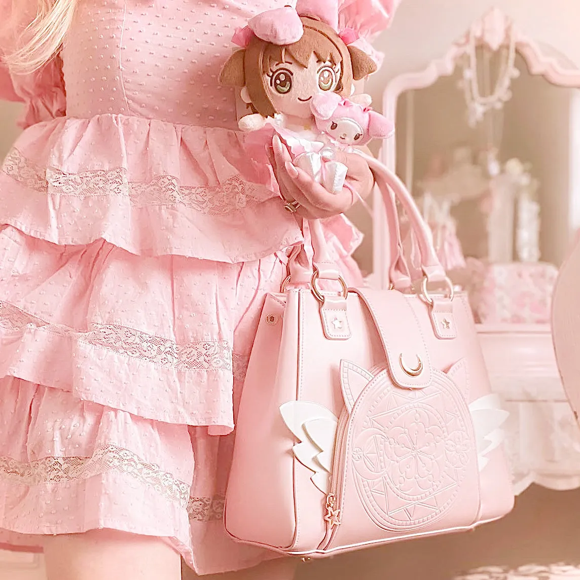 Sakura Anime Handbag - Cute Pink Purse