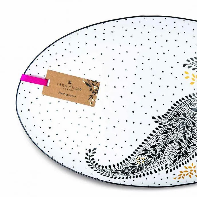 Sara Miller Artisanne Noir Large Serving Platter