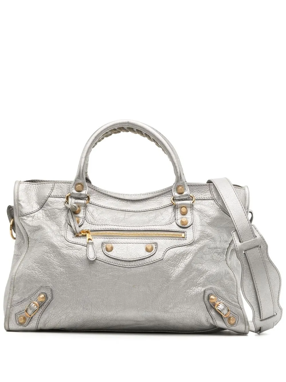 Silver Classic City Bag