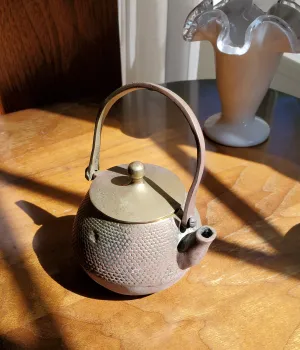 Small Ornamental Brass Teapot