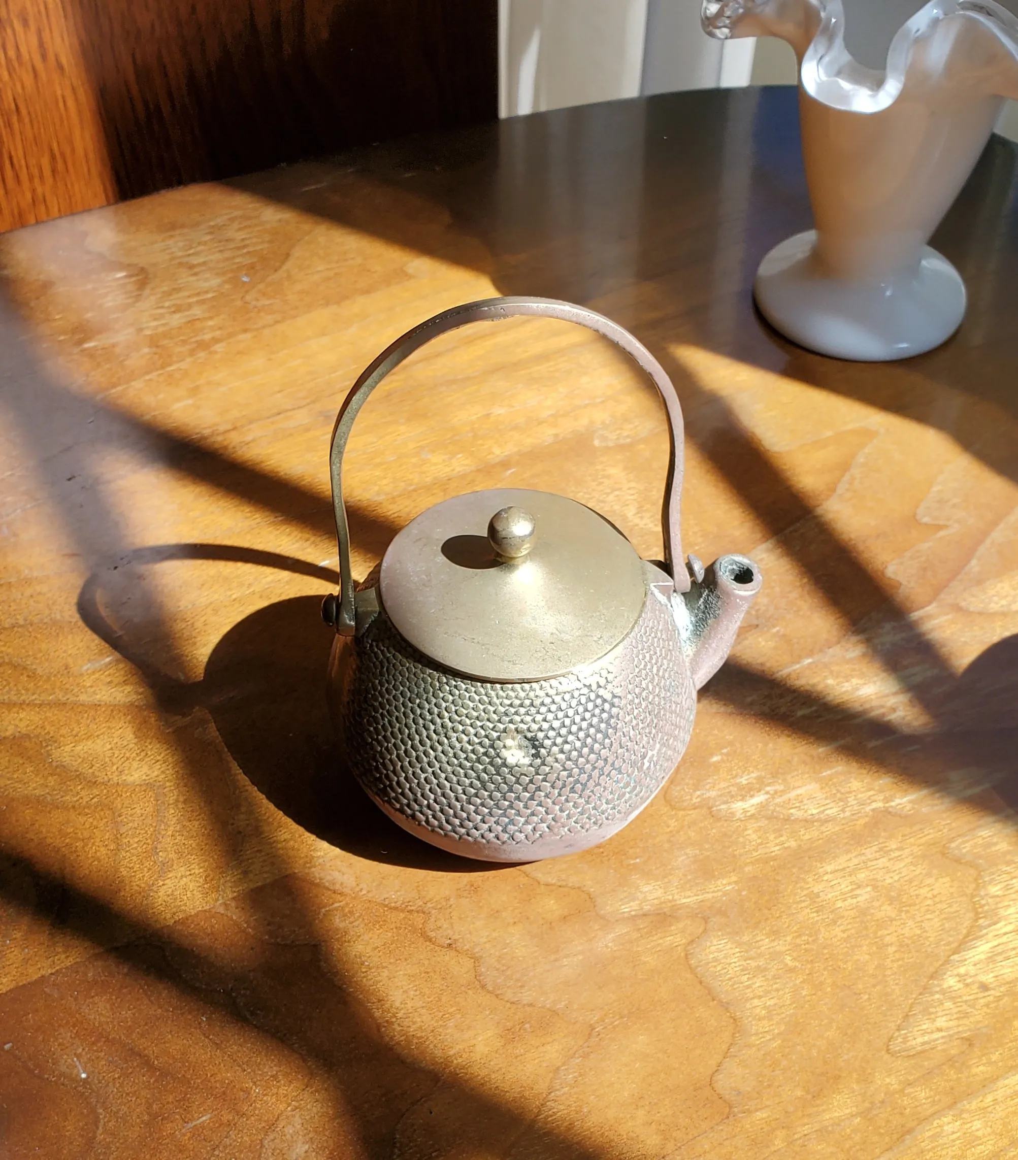 Small Ornamental Brass Teapot