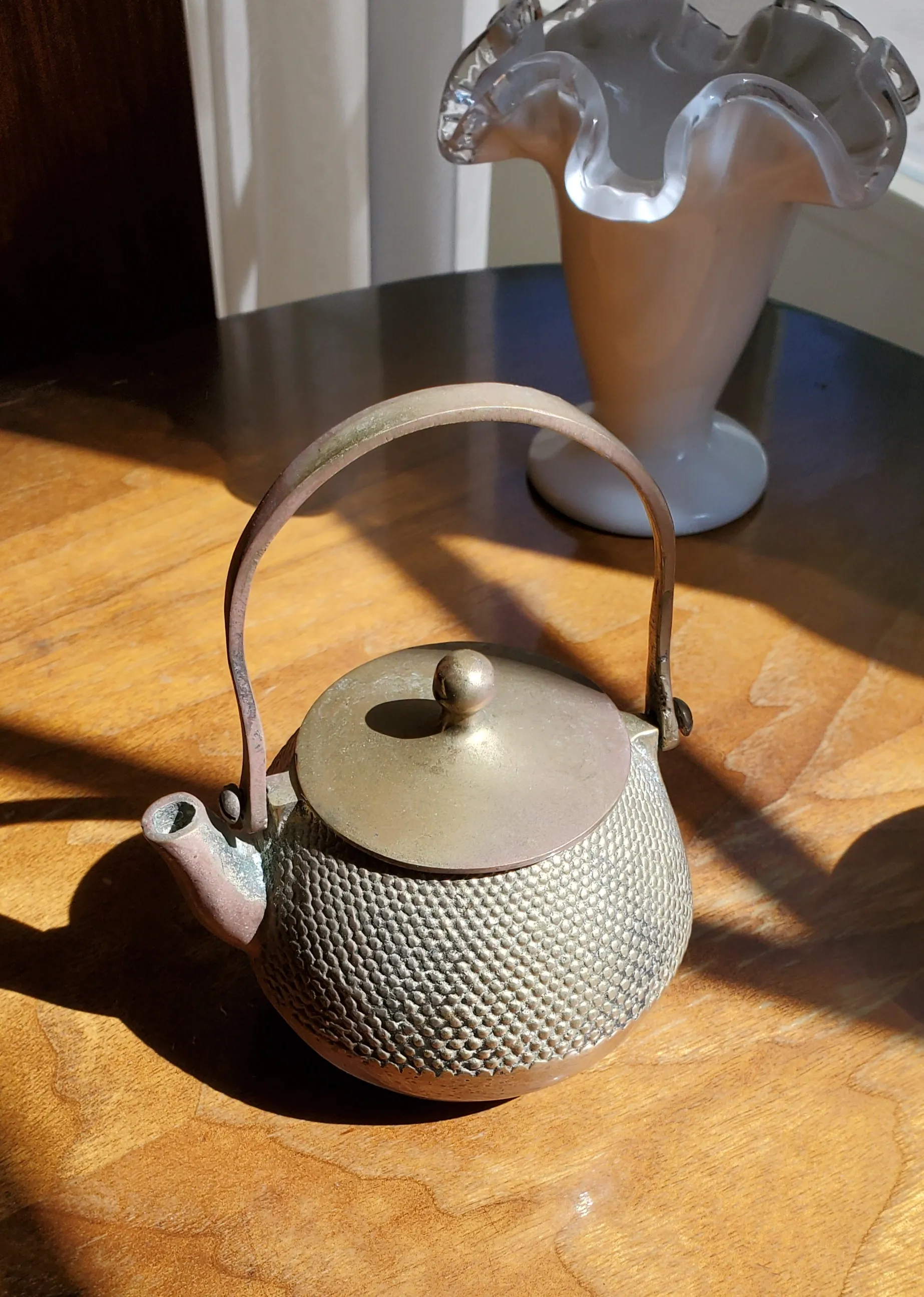 Small Ornamental Brass Teapot