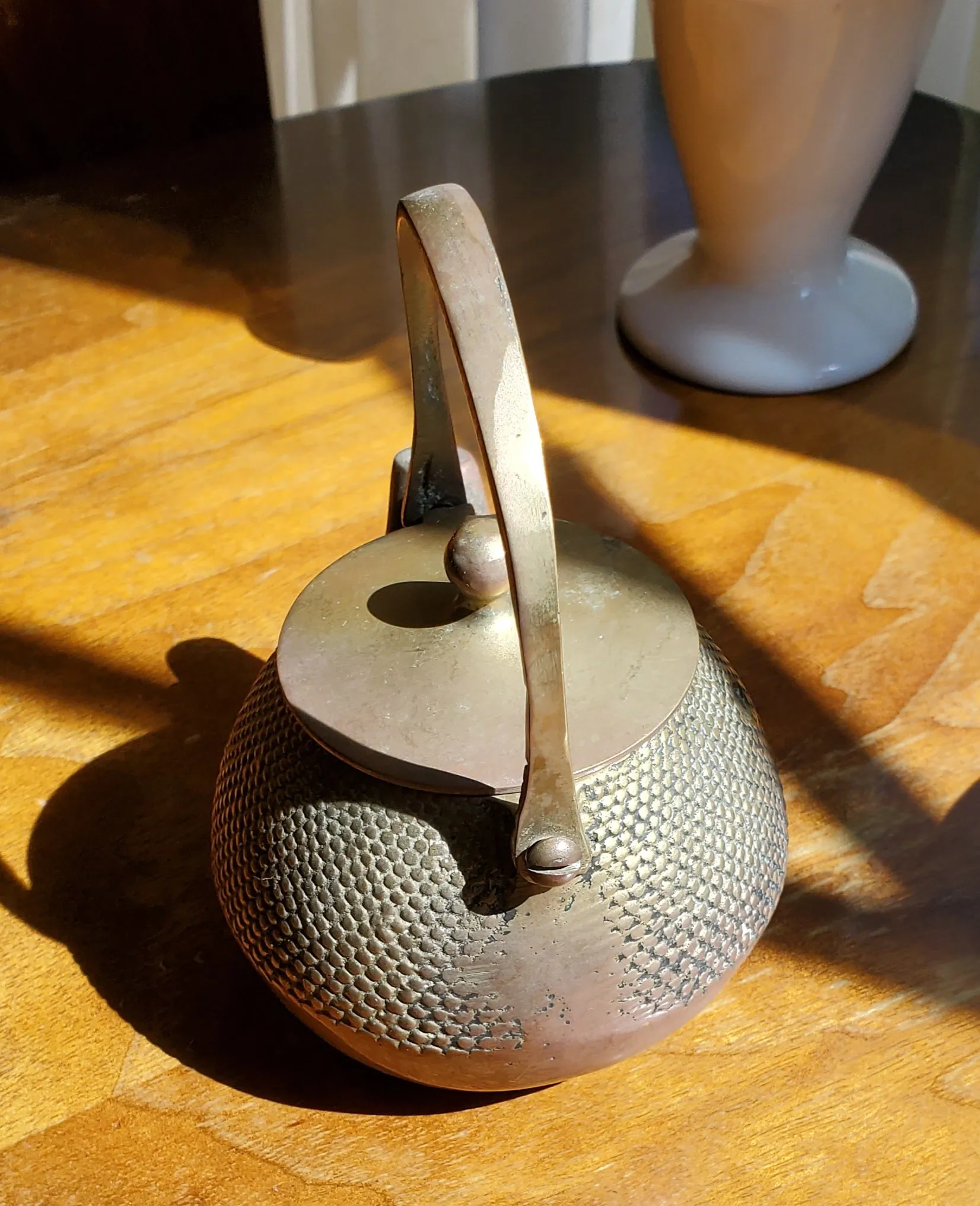 Small Ornamental Brass Teapot