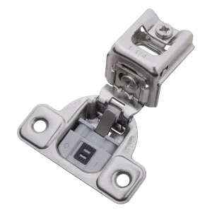 Soft Close 1-1/4 In. Overlay Face Frame Polished Nickel Hinge