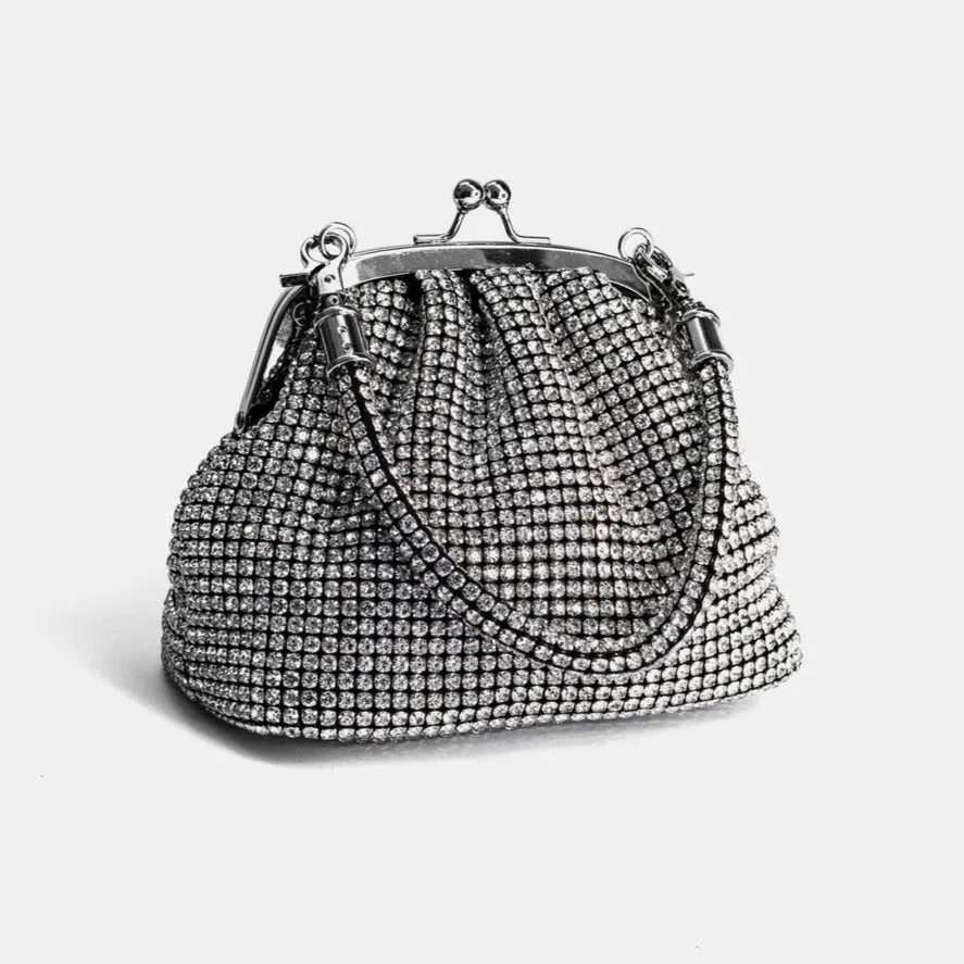 Sparkle Vintage Rhinestone Handle Bag