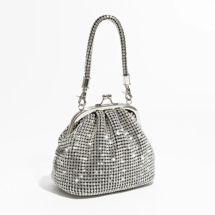 Sparkle Vintage Rhinestone Handle Bag