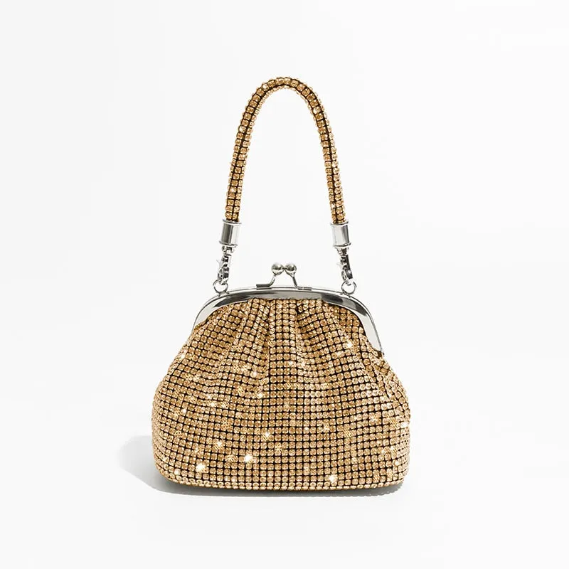 Sparkle Vintage Rhinestone Handle Bag