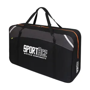 SPORTACE Bike Plane Bag Portable Soft Shell Travel Case Mountain Hybrid BMX Road Bike -Black