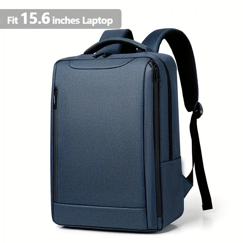 Stylish Travel Briefcase Backpack - USB Charging, Waterproof, Unisex Design - Perfect for Work, School & Adventures with Laptop Compartment