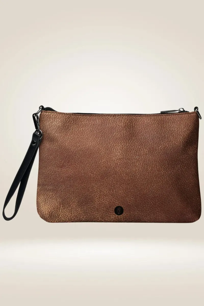 TGC Boutique X Reaction Brown Vegan Leather Crossbody bag