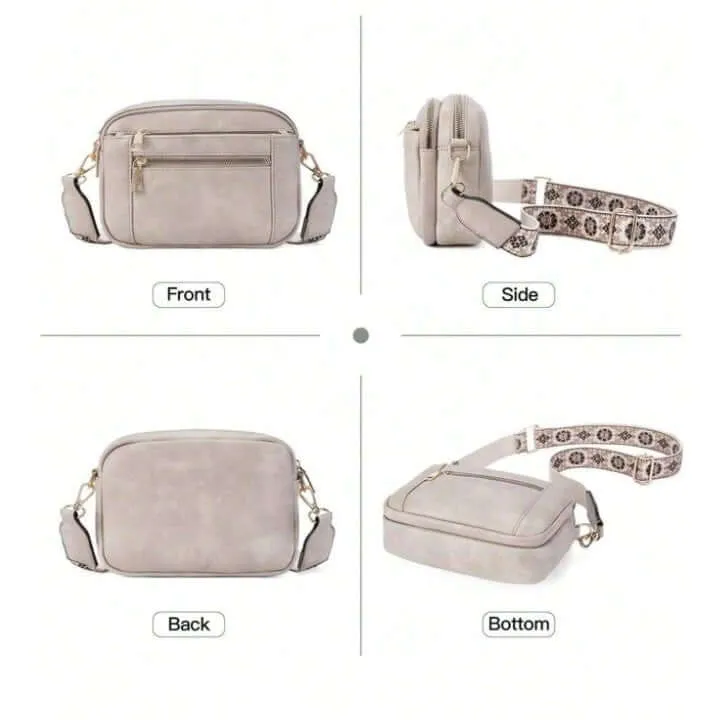 The NATASHA Crossbody Bag (beige)