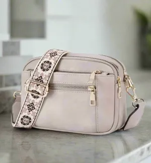 The NATASHA Crossbody Bag (beige)