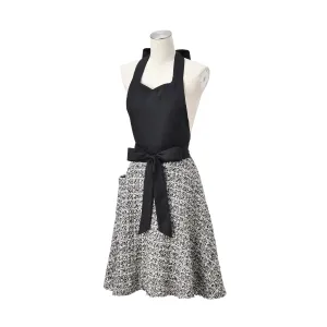 Tweed Full Apron Black