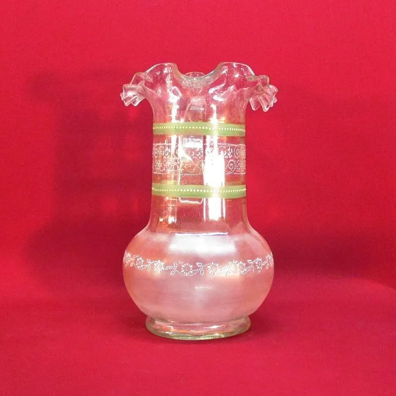 Victorian Era Blown Glass Pitcher