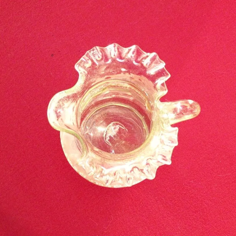 Victorian Era Blown Glass Pitcher