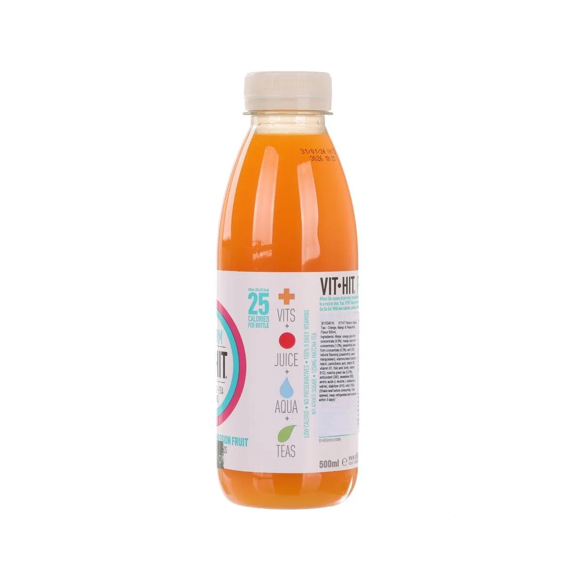 VITHIT Perform Vitamin Tea - Orange, Mango & Passionfruit Flavor  (500mL)