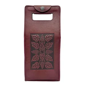 Wine Bottle Bag, Nouveau Grapes