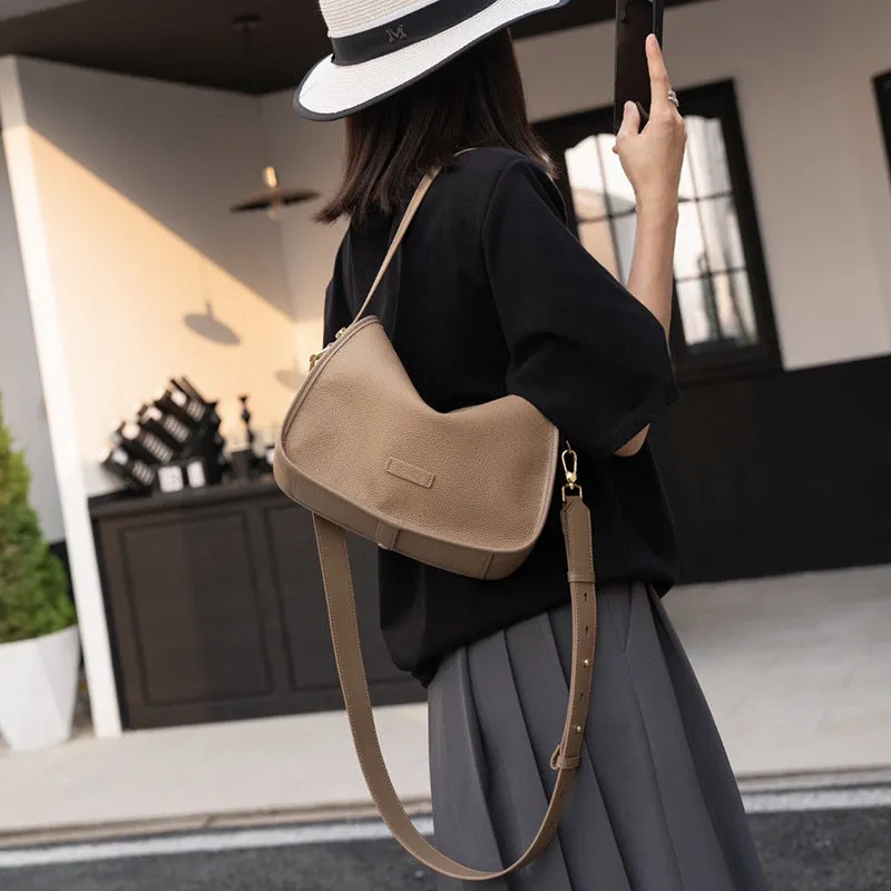 XIANGTUIBAO Niche Textured Women's Bag  New Women's Underarm Bag Women's High-Grade Shoulder Bag Messenger Bag Genuine Leather Women's Bag